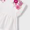 Sustainable cotton embroidered T-shirt girl