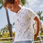 Sustainable cotton Polo shirt boy
