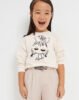 Sustainable cotton appliques jumper girl