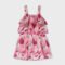 Chiffon print dress girl