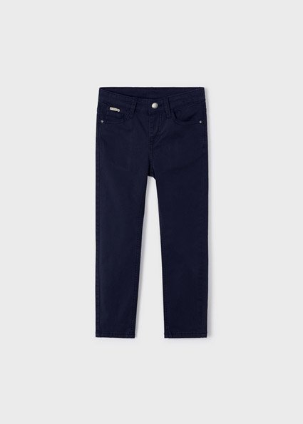 Sustainable cotton slim fit trousers boy