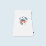 Sustainable cotton tank top T-shirt baby