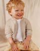 Sustainable cotton zip jumper baby