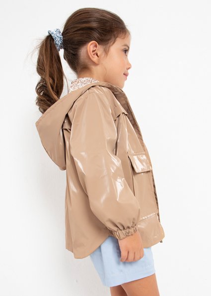 Windbreaker jacket girl