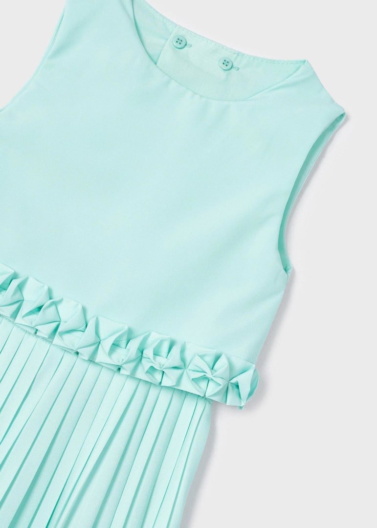 Jumpsuit with pleated trousers girl