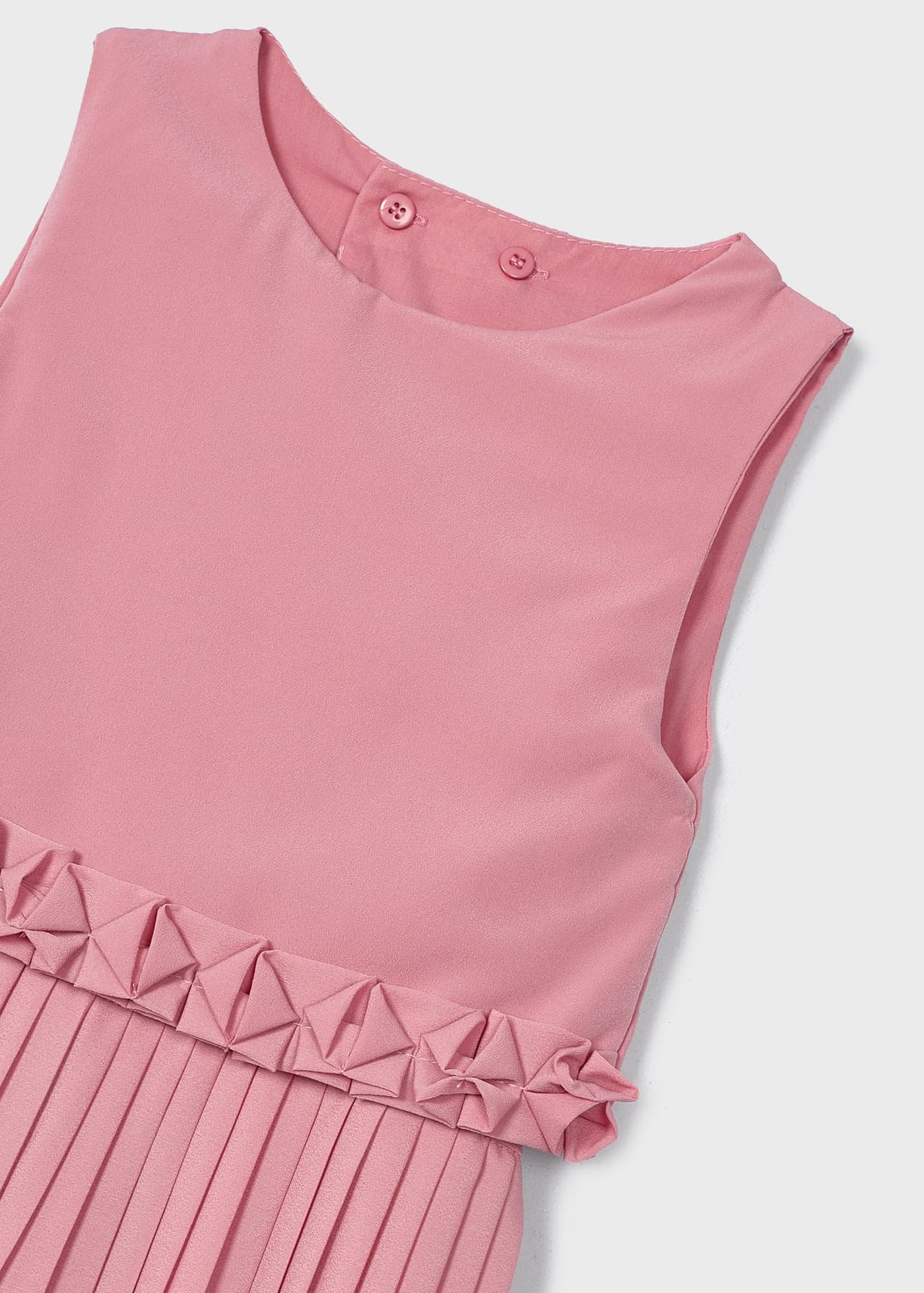 Jumpsuit with pleated trousers girl