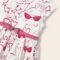 Print dress with belt girl