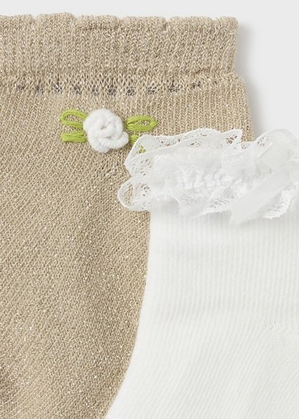 2 pack organic cotton socks baby