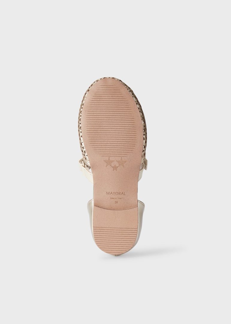 Ballet flats with velcro girl