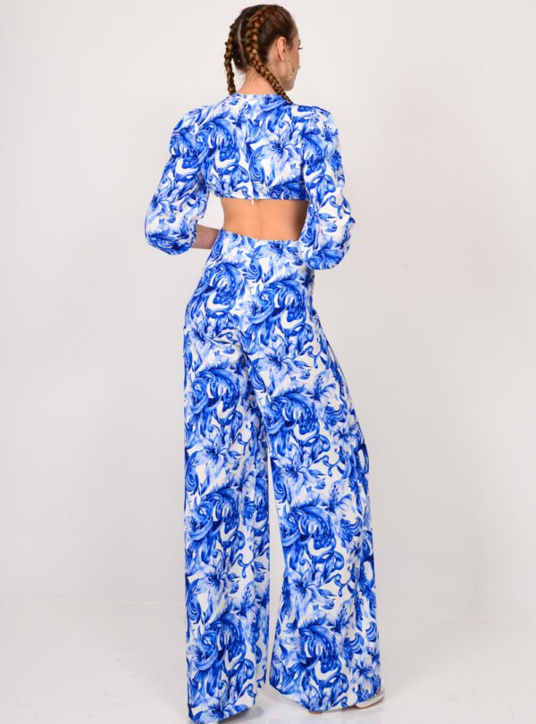 Flower print jumpsuit