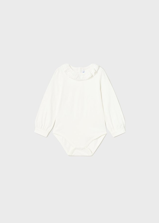 Baby ruffle cotton bodysuit Better Cotton