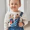 Baby embroidered intarsia jumper