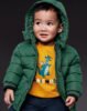 Baby jacket with detachable hood