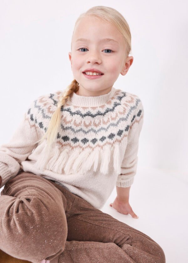 Girl jacquard jumper