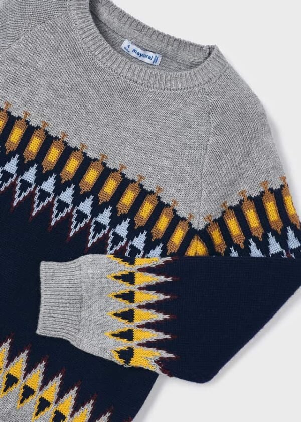 Boy jacquard jumper