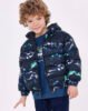 Boy reversible water repellent jacket