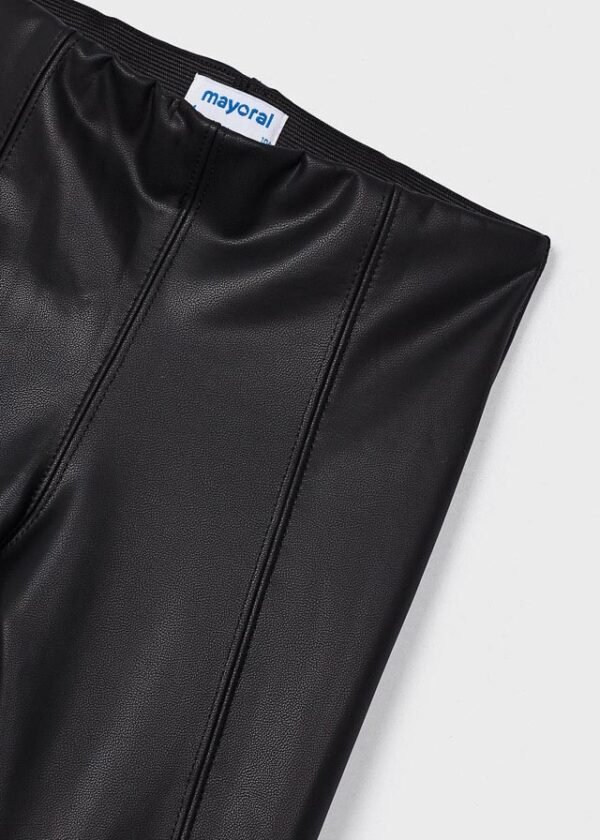 Girl leatherette leggings