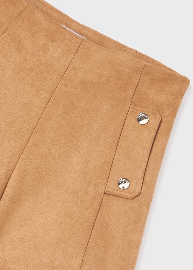 Girl suede shorts