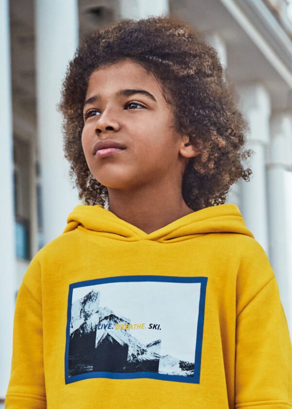 Boy print hoodie Better Cotton