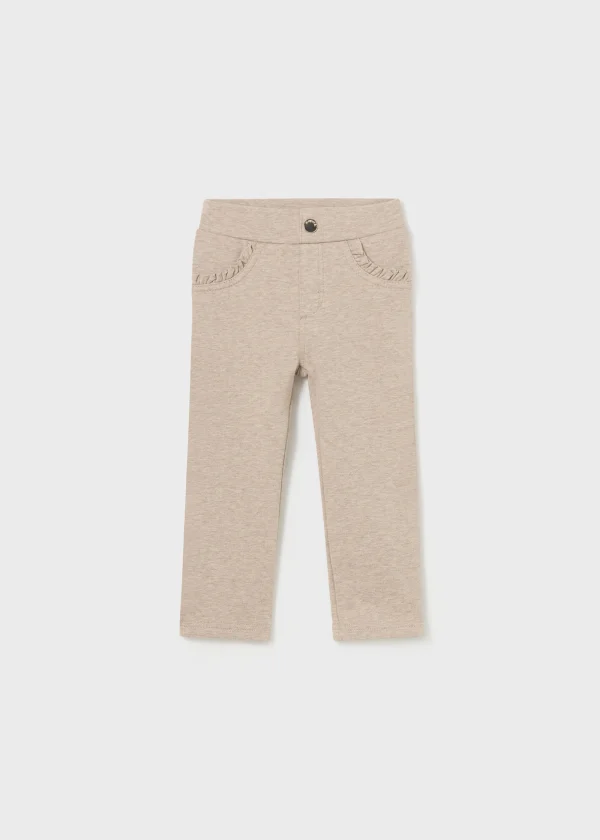 Baby elastic cotton trousers