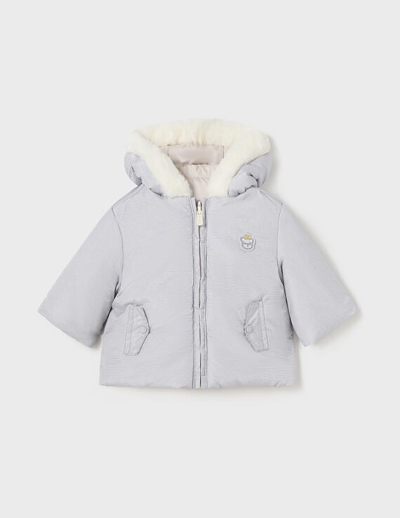 Newborn reversible jacket recycled polyester