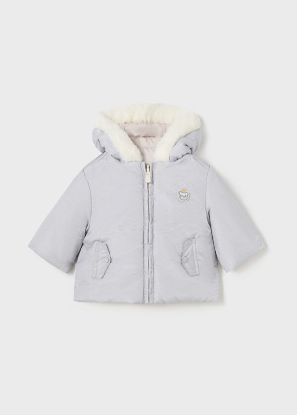 Newborn reversible jacket recycled polyester