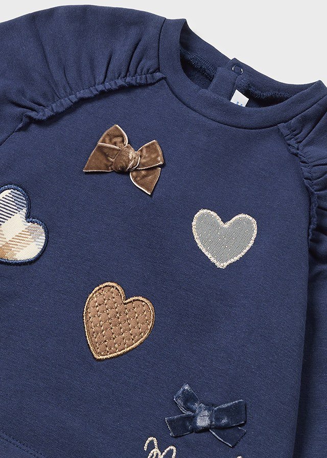 Baby embroidered cotton jumper Better Cotton