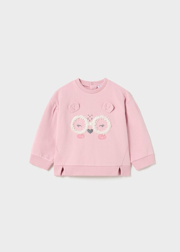 Baby embroidered cotton jumper Better Cotton