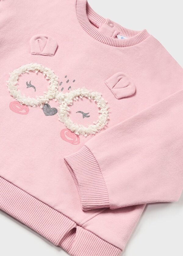 Baby embroidered cotton jumper Better Cotton