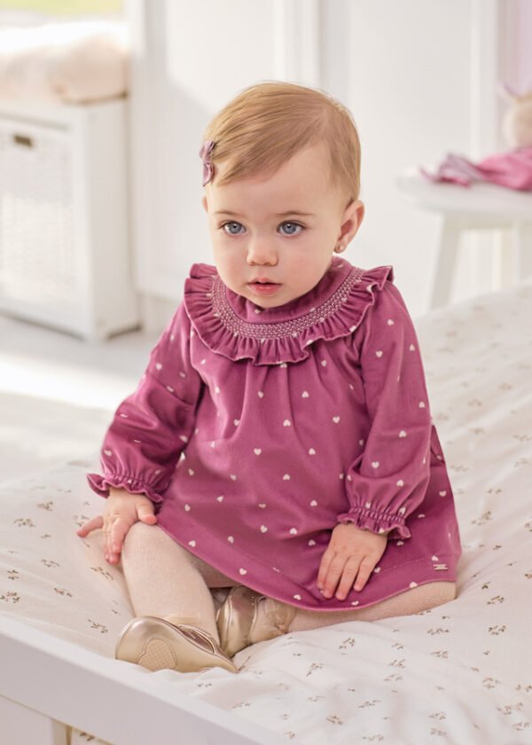 Newborn velvet dress