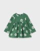 Baby jacquard print dress