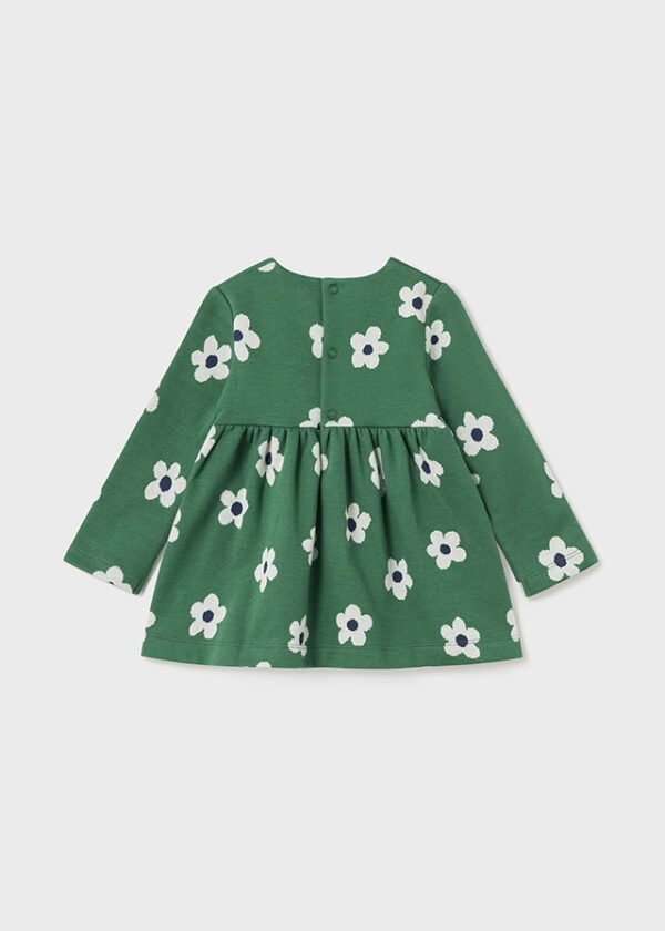 Baby jacquard print dress