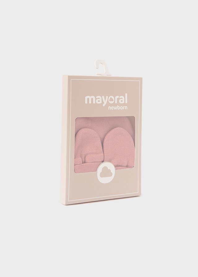 Baby hat and mittens set Better Cotton