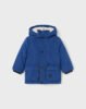 Baby parka with detachable hood