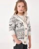 Girl jacquard cardigan