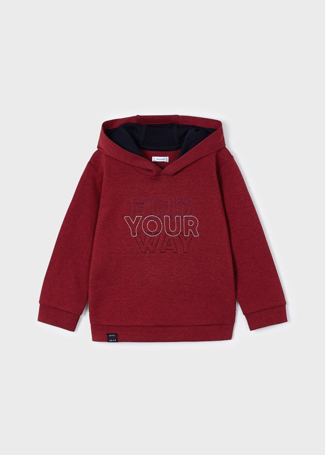 Boy contrast hoodie