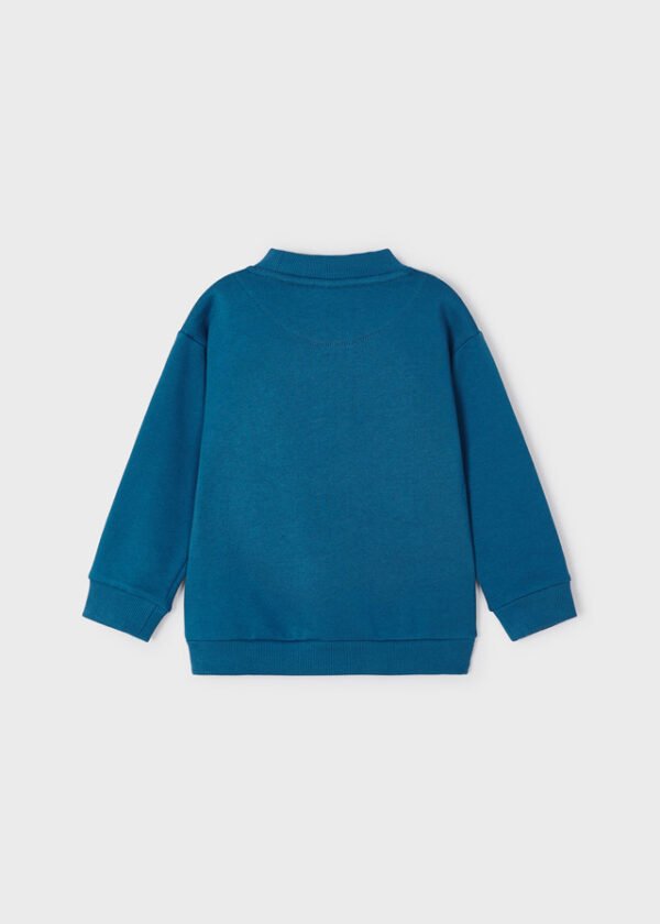 Boy embossed drop shoulder jumper