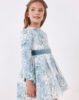 Girl jacquard print dress