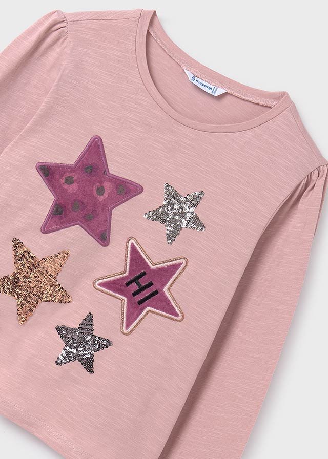 Girl print cotton T-shirt Better Cotton