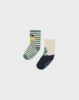 ECOFRIENDS set of 3 plain socks baby boy