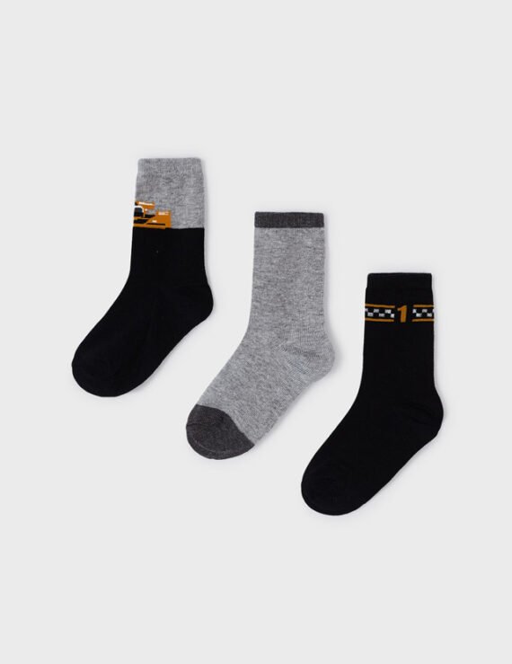 ECOFRIENDS set of 3 skate short socks boy