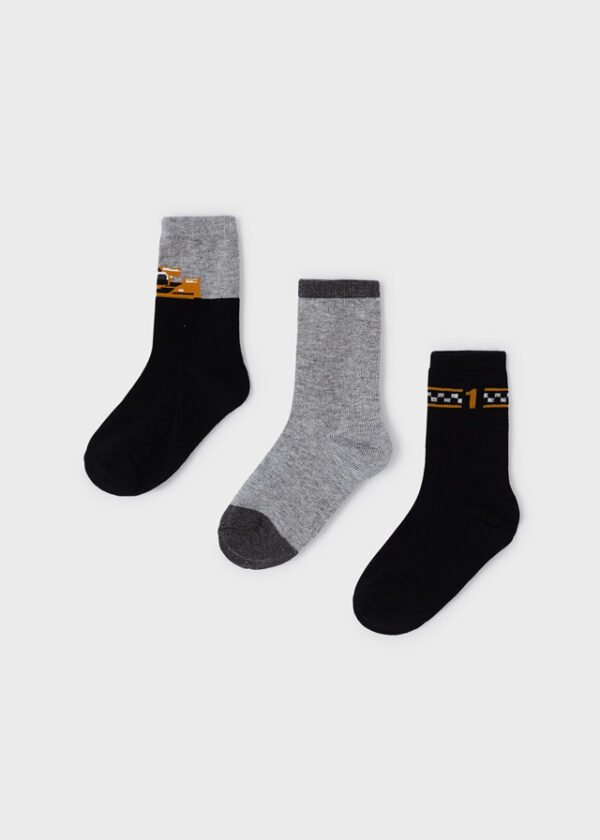 ECOFRIENDS set of 3 skate short socks boy