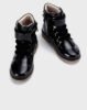 Girl patent leather biker boots