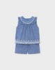 Baby 2 Piece Embroidered Linen Set