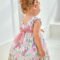 Baby Tulle Belted Floral Dress