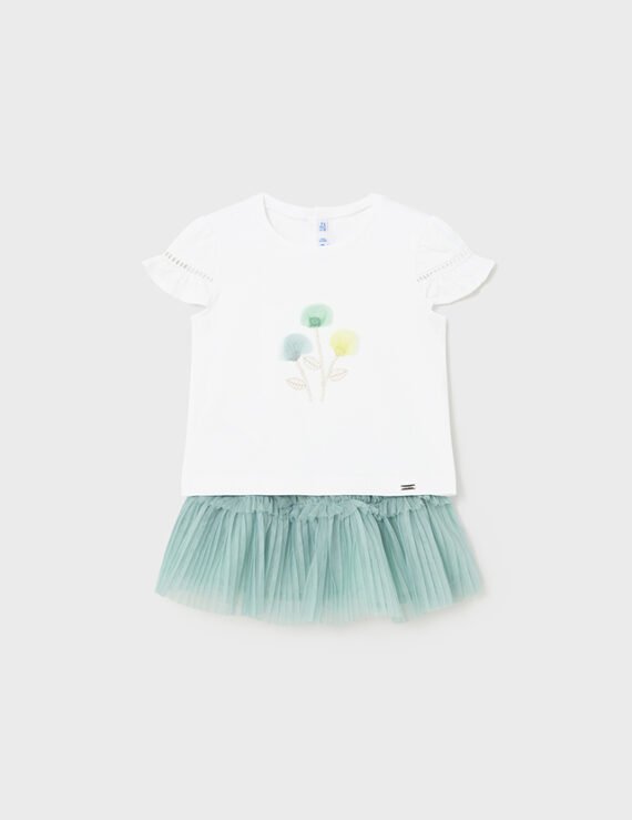 Baby 2-piece set tulle skirt