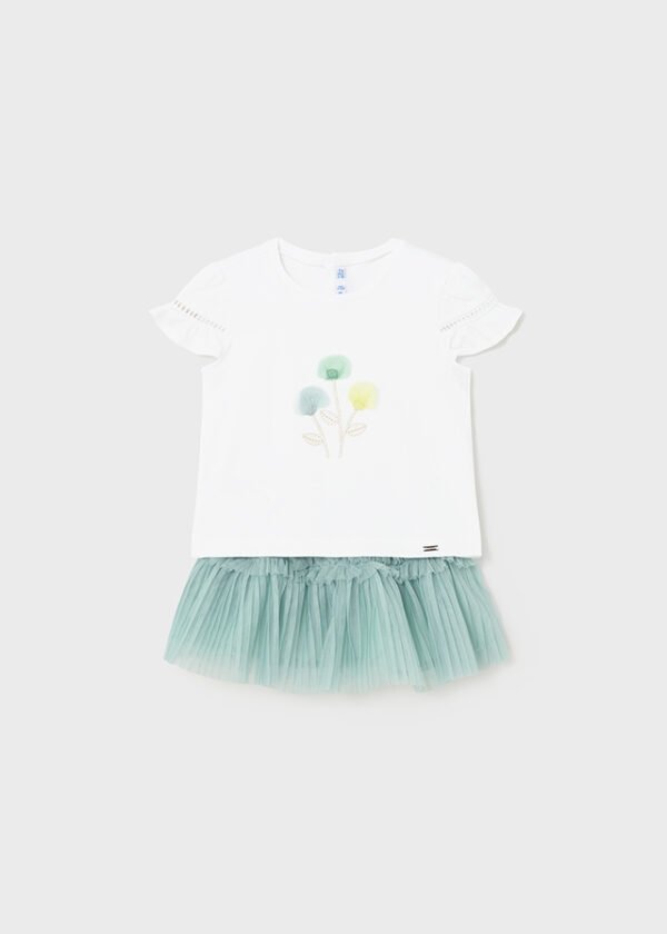 Baby 2-piece set tulle skirt