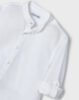 Boy Long Sleeved Mao Linen Shirt