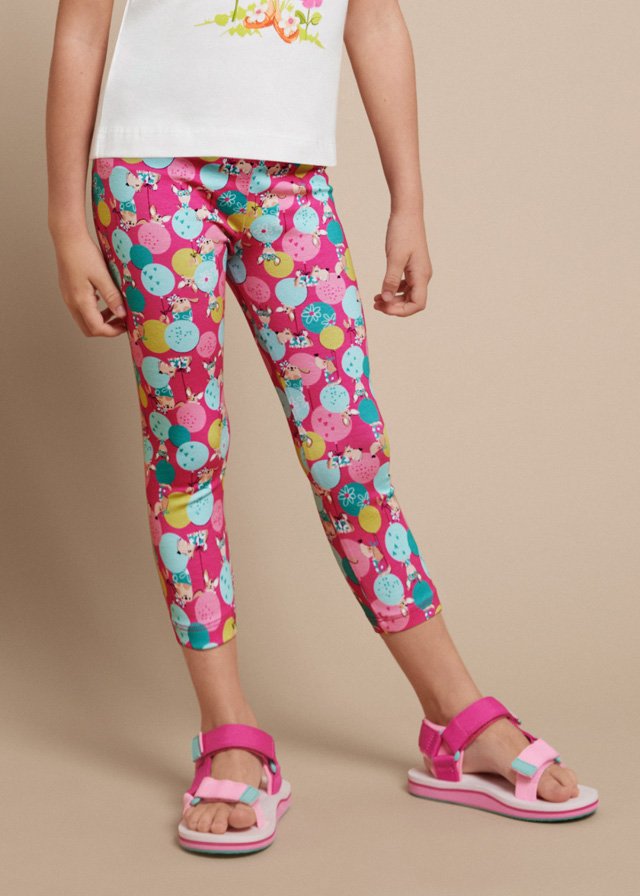 Sustainable cotton leggings girl