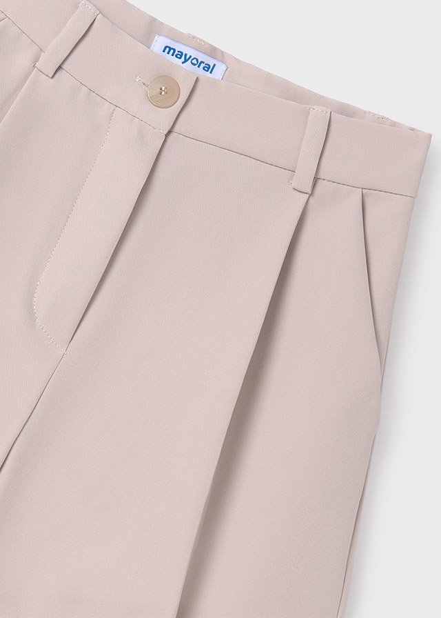 Girl Crepe Trousers Recycled Polyester